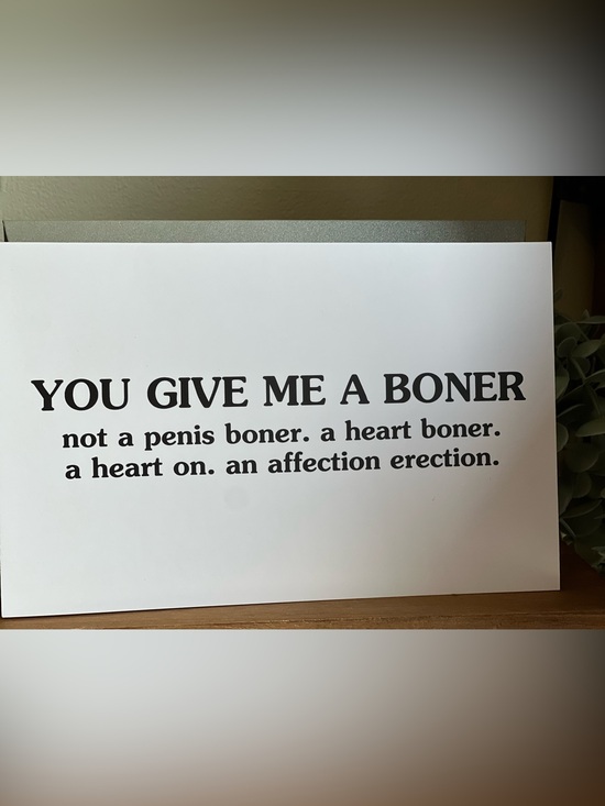 Other - Give Me A Boner Humorous Card
